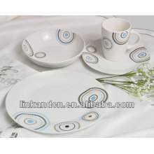 KC-00128 / cena de porcelana set / placas, taza